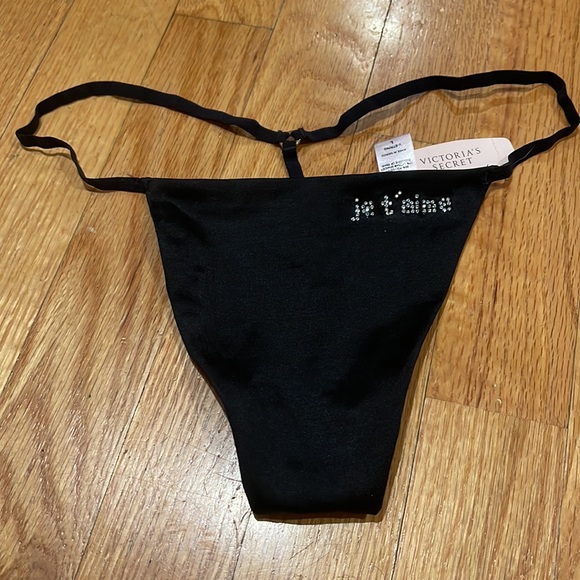 Victoria’s Secret rhinestone V-String panty, size L, NWT - Picture 2 of 6